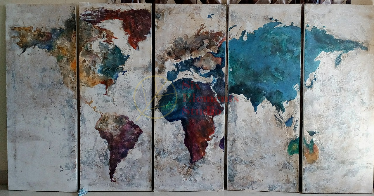 Globe – Canvas Painting Globe – Canvas Painting