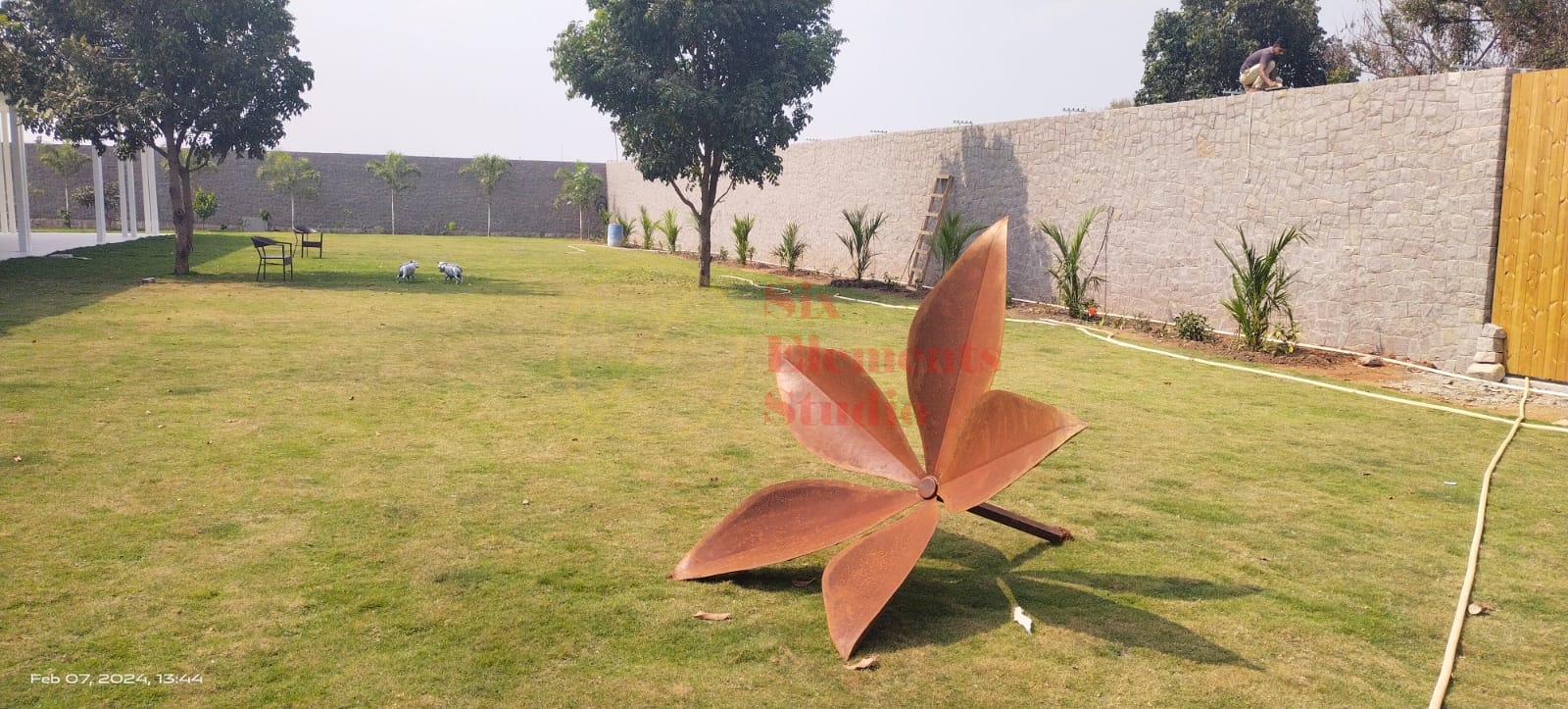 Corten Steel – Flower Corten Steel – Flower